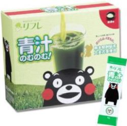 リフレ 青汁のむのむ 抹茶味（くまモンパッケージ） ＜発注単位：40個